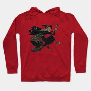 Witch on a Broom Hoodie